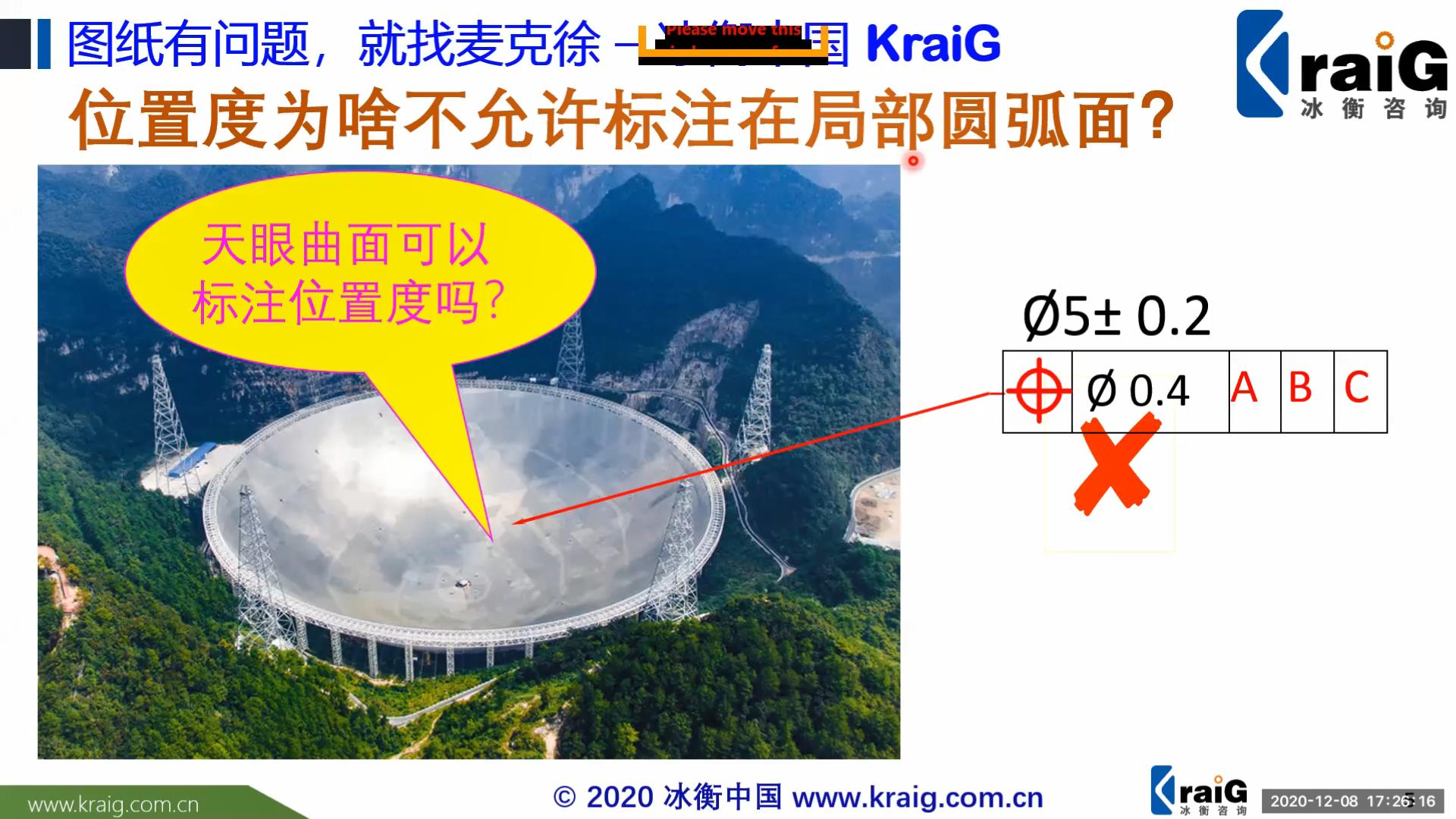 位置度为啥不允许标注在局部圆弧面-【GD&T短视频系列】