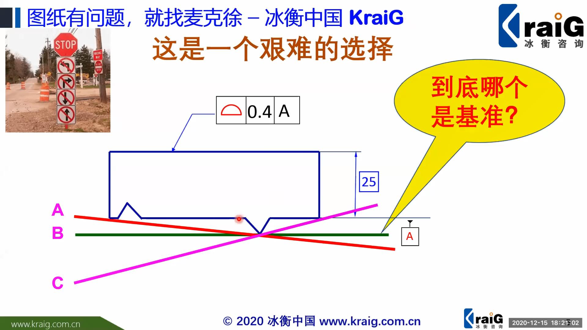 一个中间凸出的不稳定底面，如何定位找基准！-【GD&T短视频系列】
