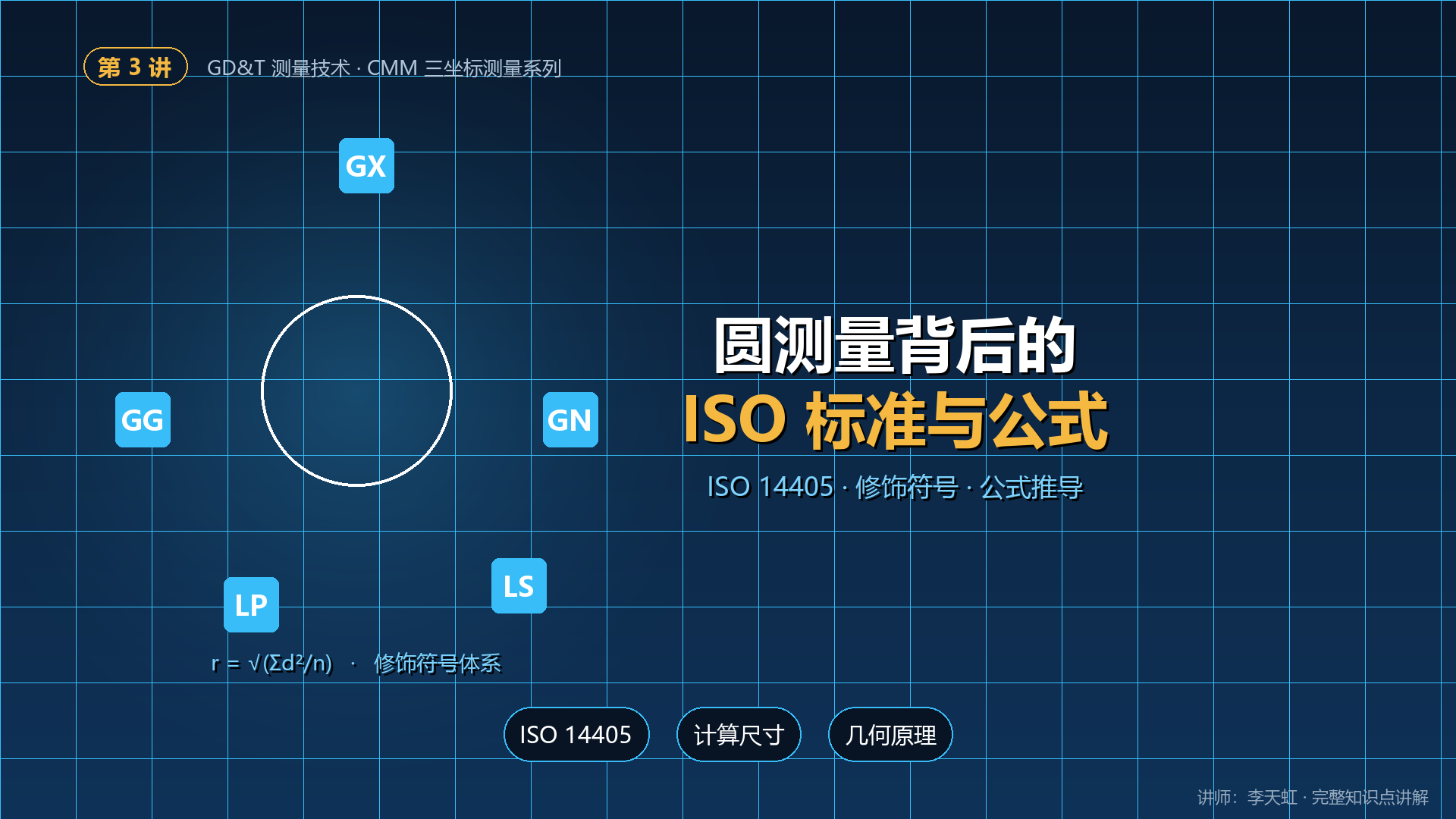 GD&T测量技术的高级应用--圆的测量计算模式_ISO标准与公式推导